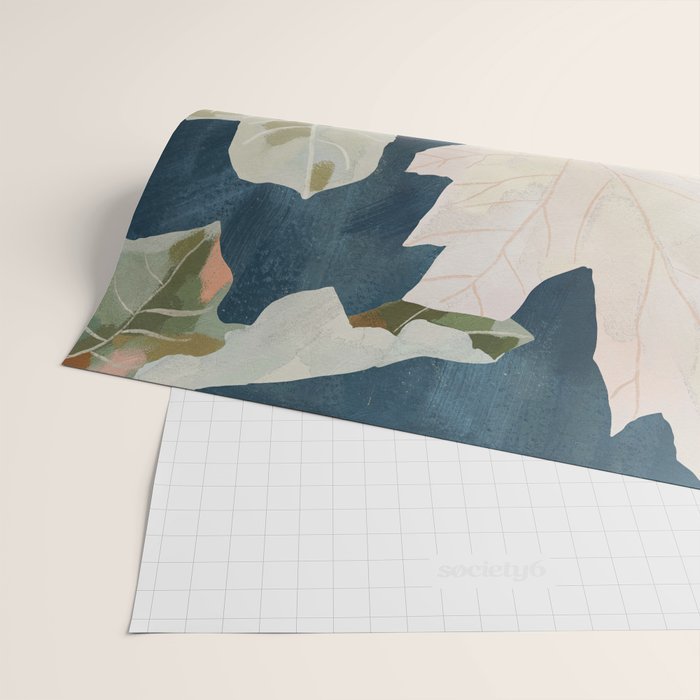 Abstract Art Autumn Leaves Wrapping Paper Gallery Image 2