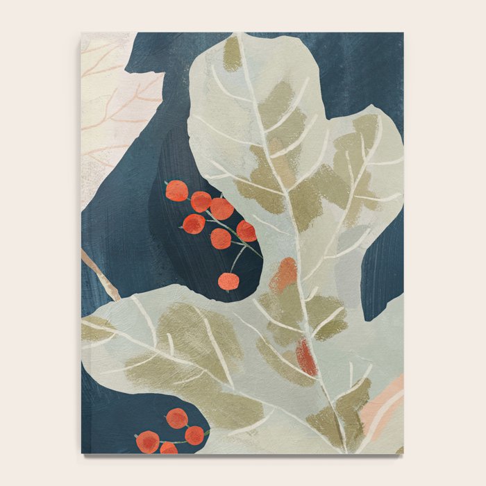 Abstract Art Autumn Leaves Notebook Gallery Image 4