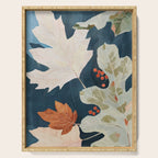 Abstract Art Autumn Leaves Serving Tray Gallery Image 1