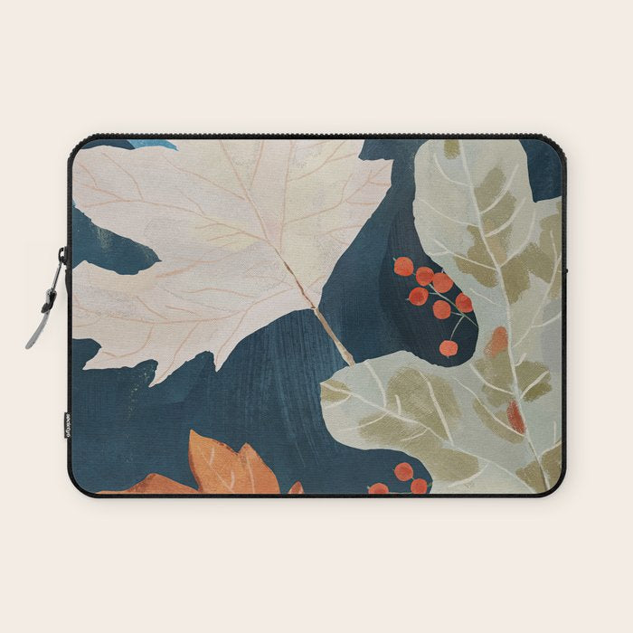Abstract Art Autumn Leaves Laptop Sleeve Gallery Image 1