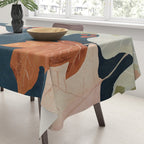 Abstract Art Autumn Leaves Tablecloth Gallery Image 3