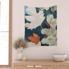 Abstract Art Autumn Leaves Wall Tapestry Gallery Image 2
