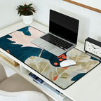 Abstract Art Autumn Leaves Desk Mat Gallery Image 2