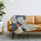 Abstract Art Autumn Leaves Throw Blanket Gallery Image 1