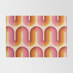 Retro Squiggle - Tropical Sunset Rug Gallery Image 2