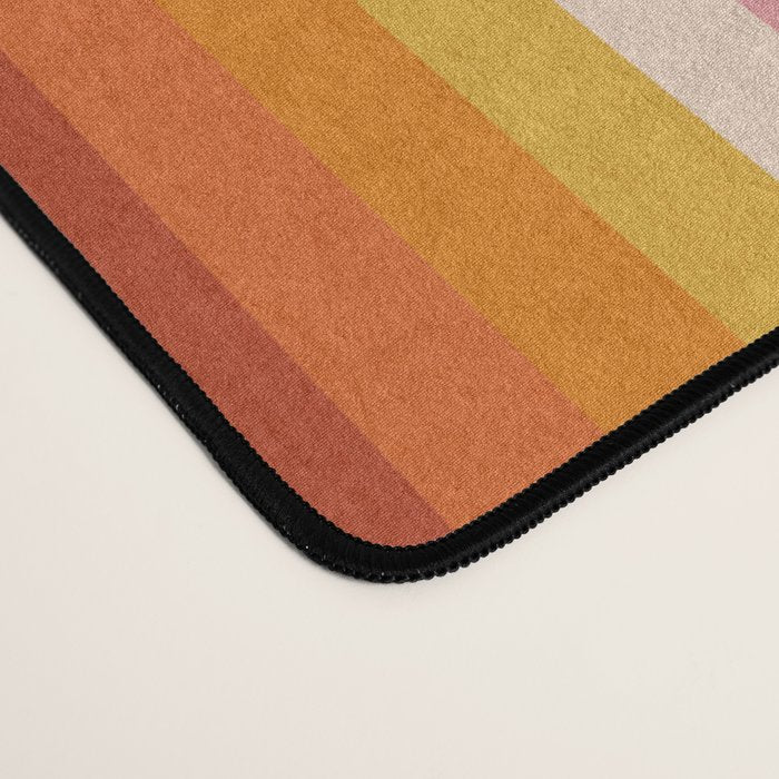Retro Squiggle - Tropical Sunset Desk Mat Gallery Image 4