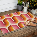 Retro Squiggle - Tropical Sunset Outdoor Rug Gallery Image 2