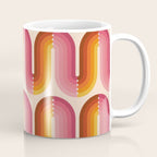Retro Squiggle - Tropical Sunset Coffee Mug Gallery Image 1