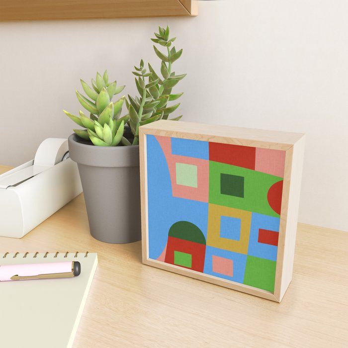 abstract retro vivid fall 5 Mini Art Print Gallery Image 2