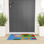 abstract retro vivid fall 5 Welcome Mat Gallery Image 3