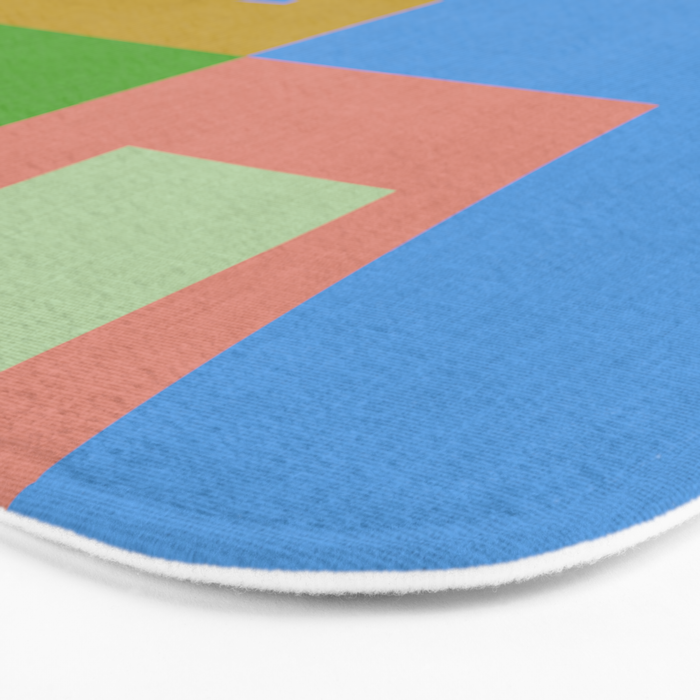 abstract retro vivid fall 5 Bath Mat Gallery Image 3