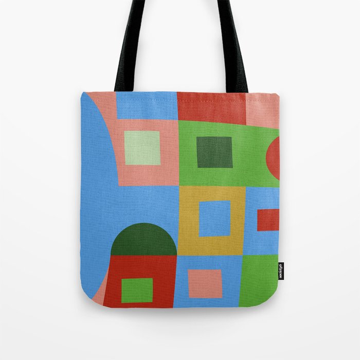 abstract retro vivid fall 5 Tote Bag Gallery Image 1