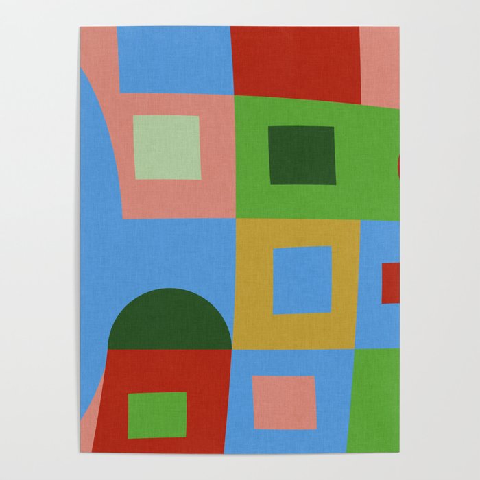 abstract retro vivid fall 5 Poster Gallery Image 1