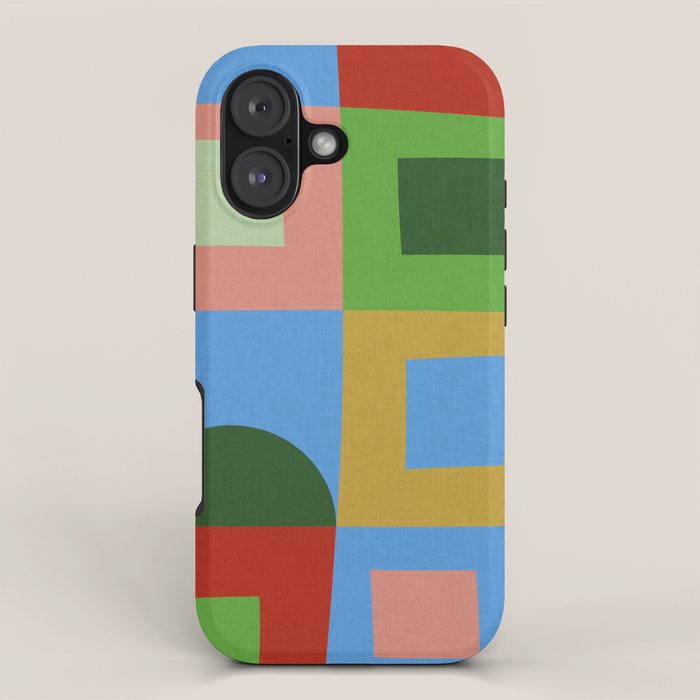abstract retro vivid fall 5 iPhone Case Gallery Image 1