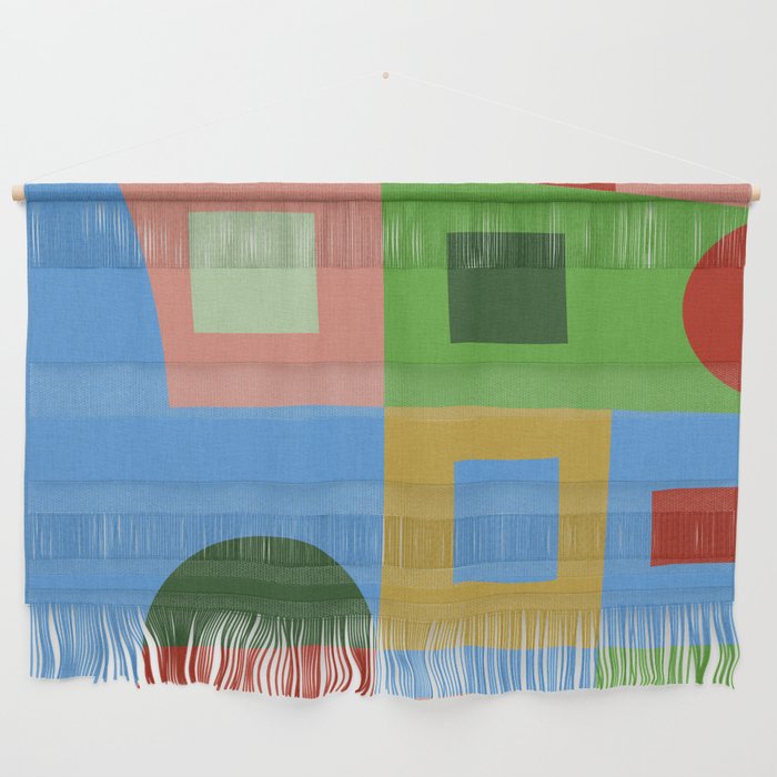 abstract retro vivid fall 5 Wall Hanging Gallery Image 1
