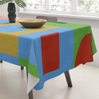 abstract retro vivid fall 5 Tablecloth Gallery Image 3