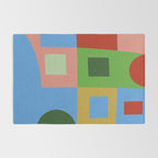 abstract retro vivid fall 5 Rug Gallery Image 2