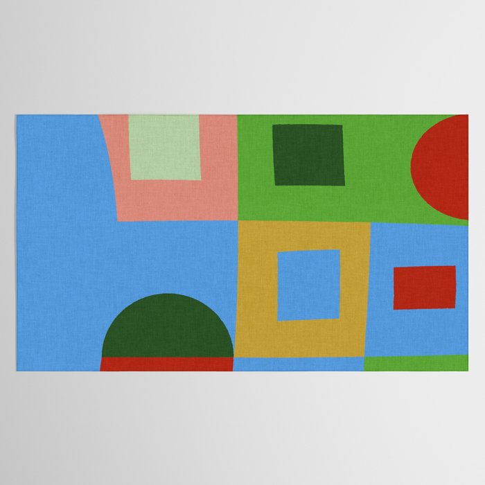 abstract retro vivid fall 5 Tablecloth Gallery Image 2