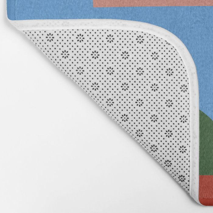 abstract retro vivid fall 5 Bath Mat Gallery Image 2