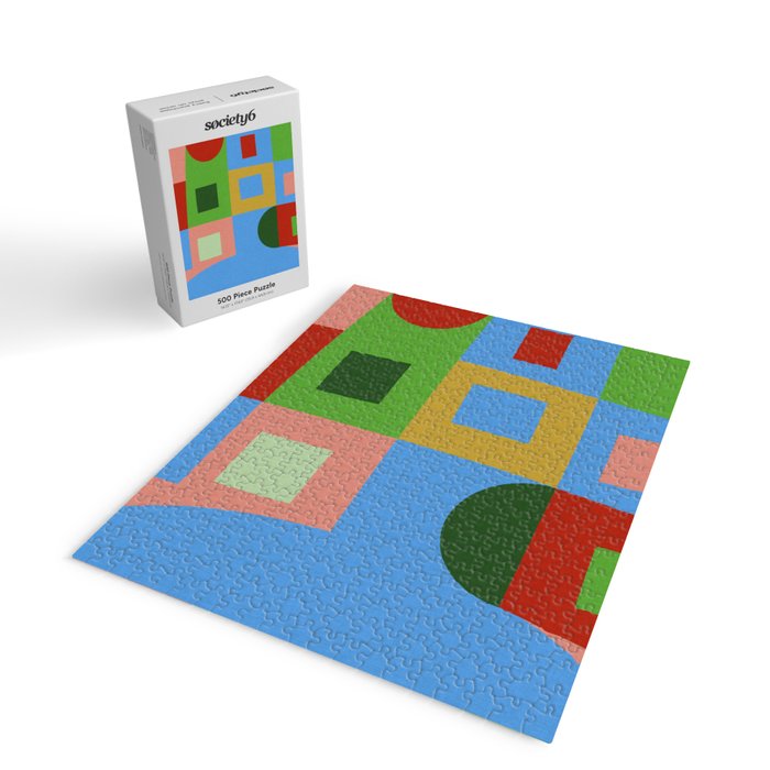 abstract retro vivid fall 5 Jigsaw Puzzle Gallery Image 2