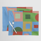 abstract retro vivid fall 5 Placemat Gallery Image 1