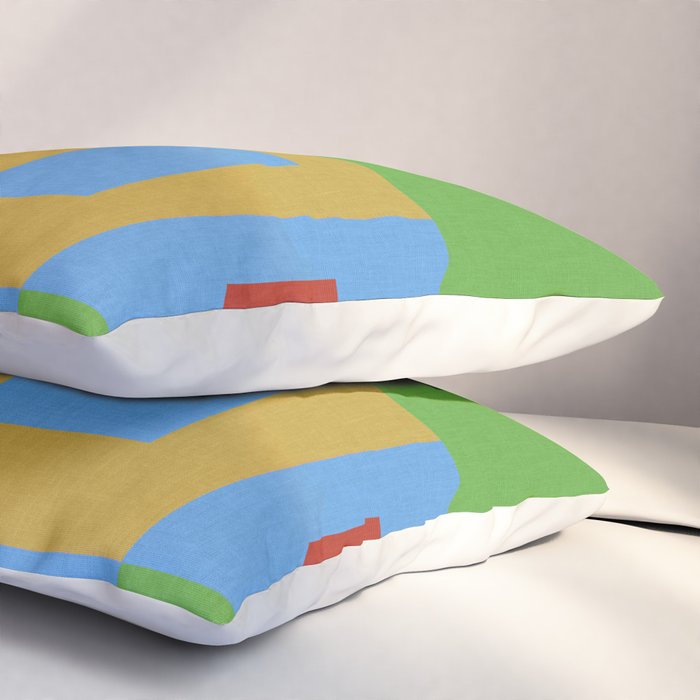 abstract retro vivid fall 5 Pillow Sham Gallery Image 3