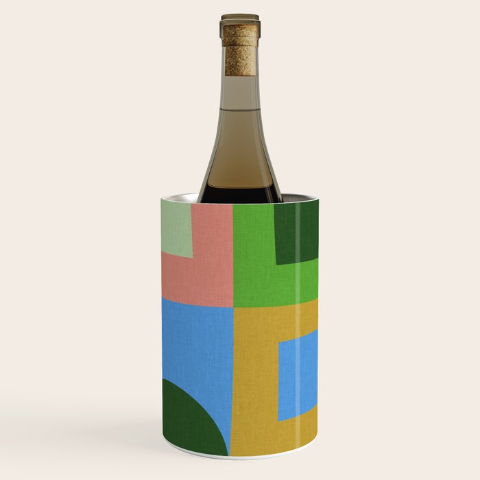 abstract retro vivid fall 5 Wine Chiller Gallery Image 1