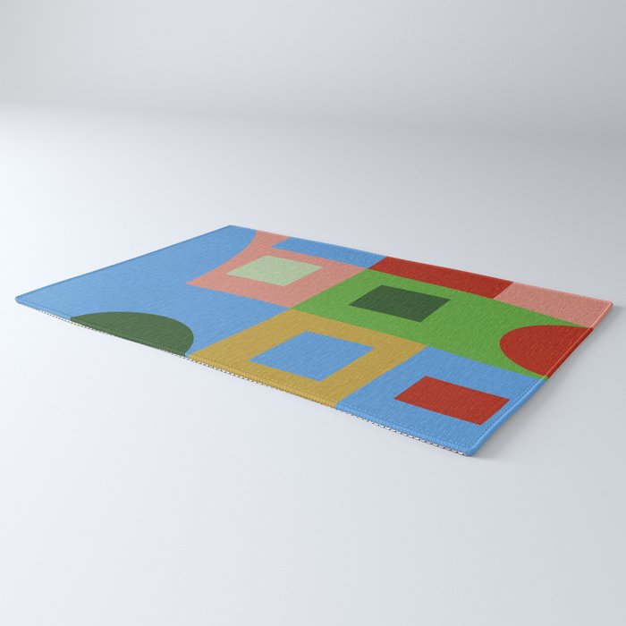 abstract retro vivid fall 5 Rug Gallery Image 3