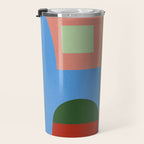 abstract retro vivid fall 5 Travel Mug Gallery Image 3