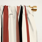 Classic Stripes XI - Neutral Pink Window Curtain Gallery Image 2
