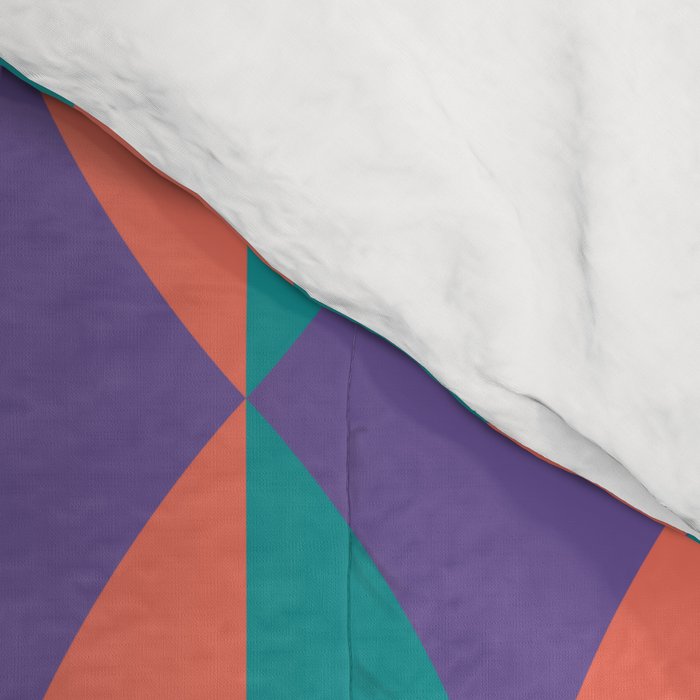 Passion Flower Geometry Comforter Gallery Image 4