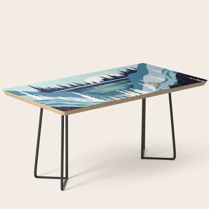 Blue Forest Lake Coffee Table Gallery Image 1