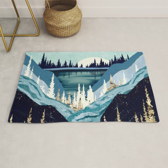 Blue Forest Lake Rug Gallery Image 1