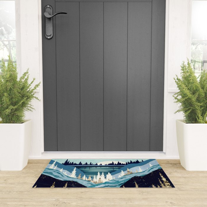 Blue Forest Lake Welcome Mat Gallery Image 3