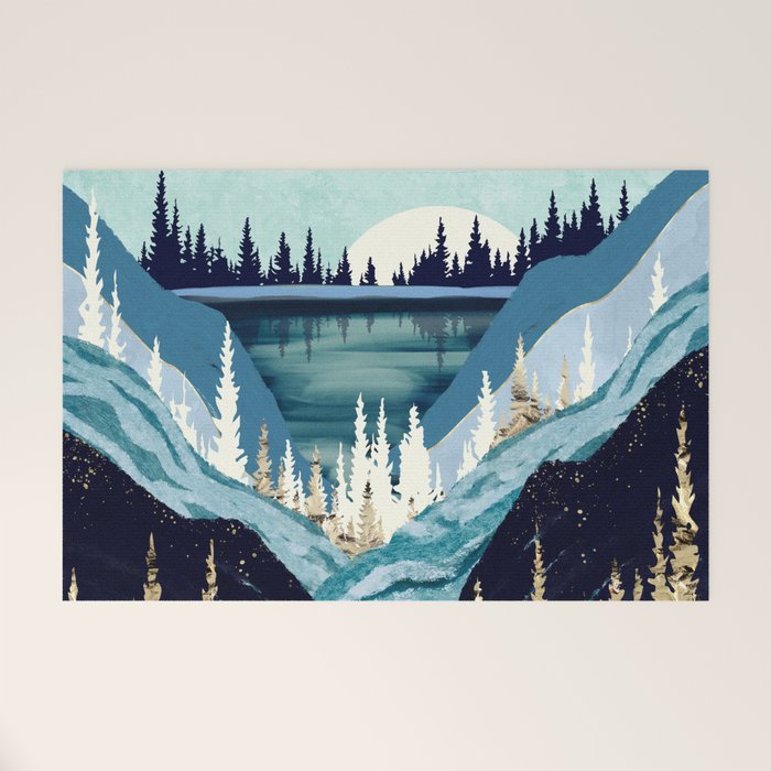 Blue Forest Lake Welcome Mat Gallery Image 1