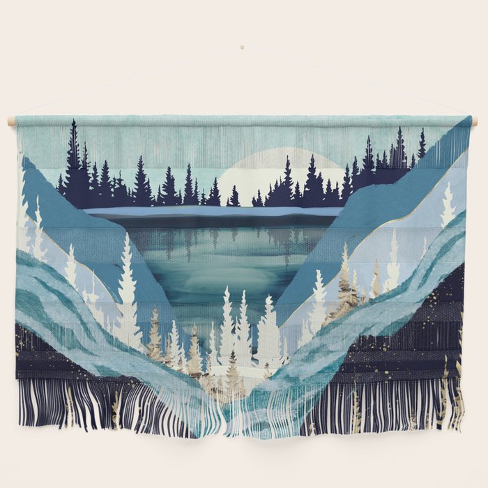 Blue Forest Lake Wall Hanging Gallery Image 1