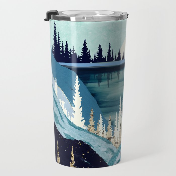 Blue Forest Lake Travel Mug Gallery Image 3