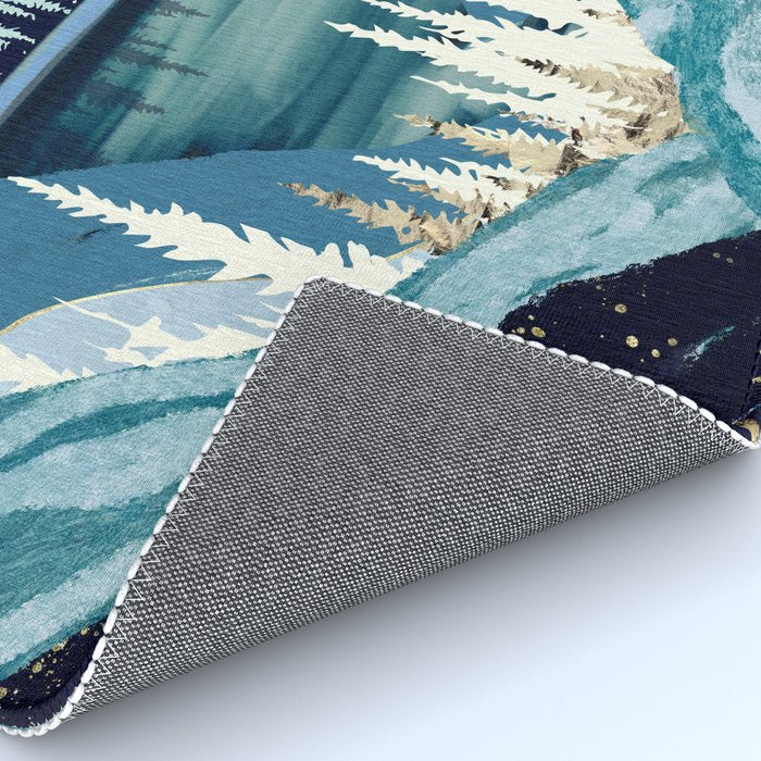 Blue Forest Lake Rug Gallery Image 4