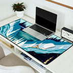 Blue Forest Lake Desk Mat Gallery Image 2