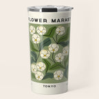 Flower Market No. 6 Travel Mug Gallery Image 1