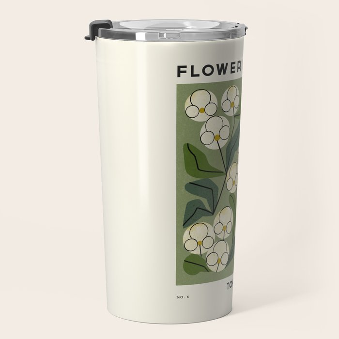 Flower Market No. 6 Travel Mug Gallery Image 3