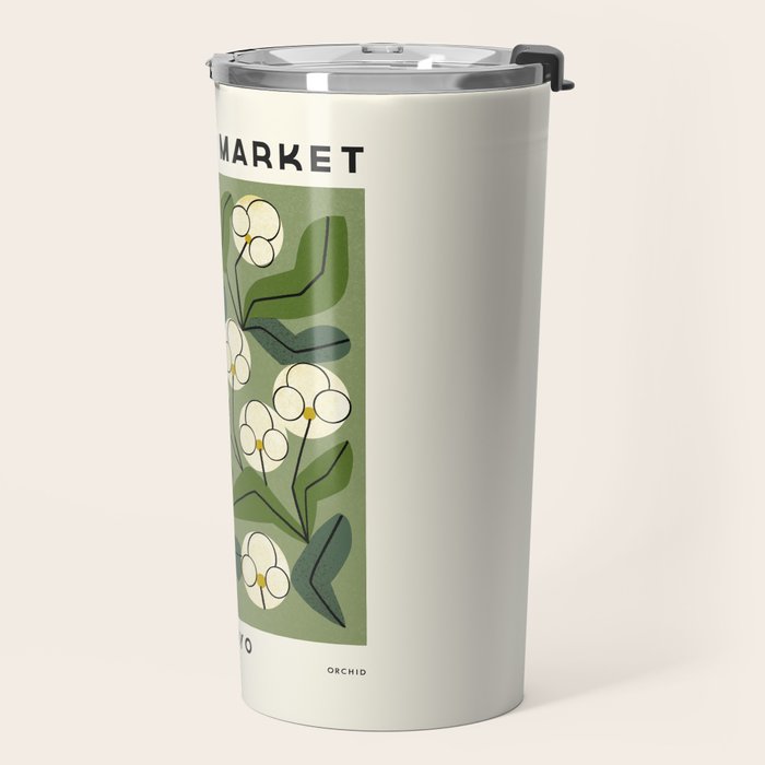 Flower Market No. 6 Travel Mug Gallery Image 2