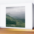 Hanalei Taro Fields - Hawaii Tropical Nature, Landscape Photography Wall Mural Gallery Image 2