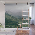 Hanalei Taro Fields - Hawaii Tropical Nature, Landscape Photography Wall Mural Gallery Image 1