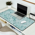 Yoga, Mandala, Prints Green, Wall Art Boho Desk Mat Gallery Image 2