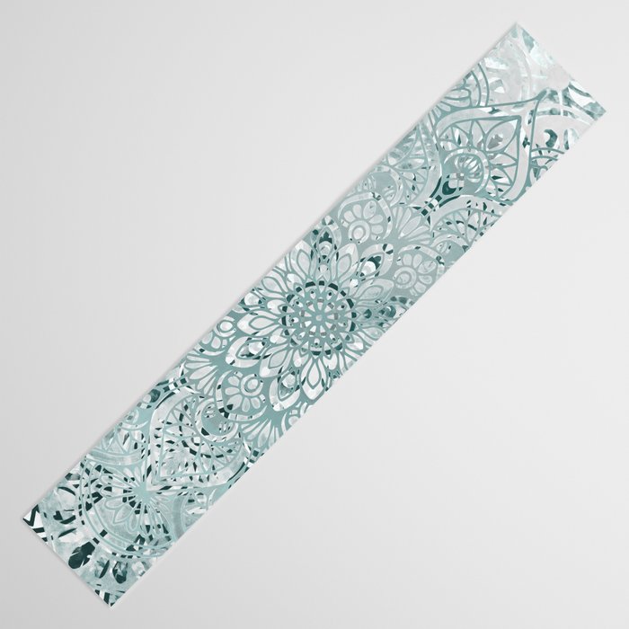Yoga, Mandala, Prints Green, Wall Art Boho Table Runner Gallery Image 3