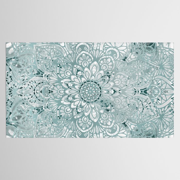 Yoga, Mandala, Prints Green, Wall Art Boho Tablecloth Gallery Image 2