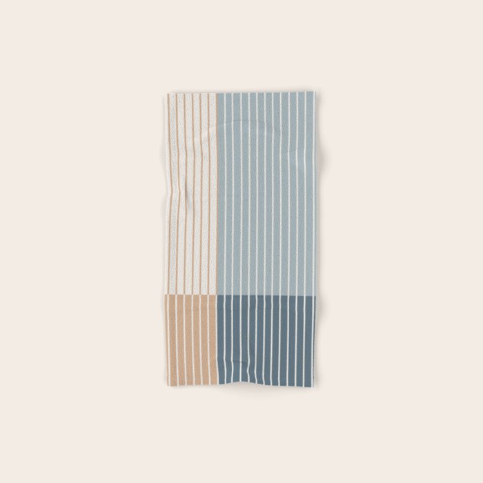 Color Block Line Abstract XVII Bath Towel Gallery Image 1