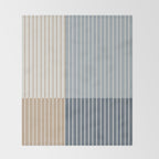 Color Block Line Abstract XVII Throw Blanket Gallery Image 2