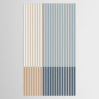 Color Block Line Abstract XVII Tablecloth Gallery Image 2